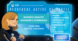 Annonce CDI : Business Analyst Assurance Dommages - H/F